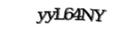 Security check image, please type the characters shown
